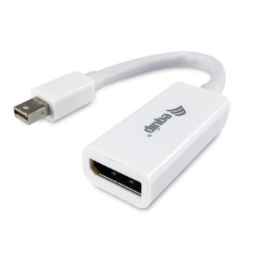 Equip Life - Adattatore DisplayPort - Mini DisplayPort (M) a DisplayPort (F) - 15 cm - supporto 4K